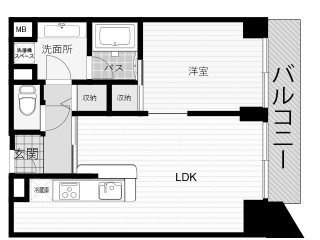 物件○○の間取り図