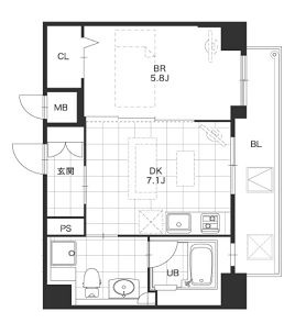 物件○○の間取り図