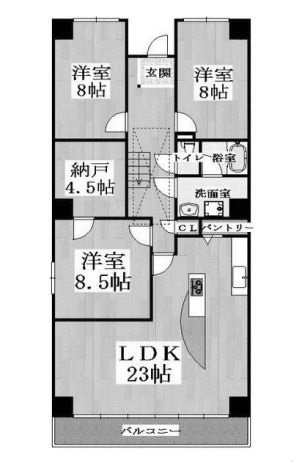 物件○○の間取り図