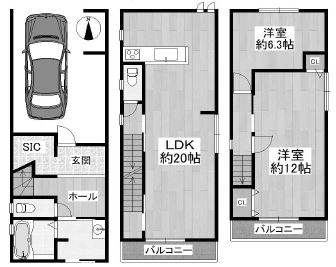 物件○○の間取り図