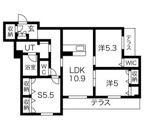 物件○○の間取り図