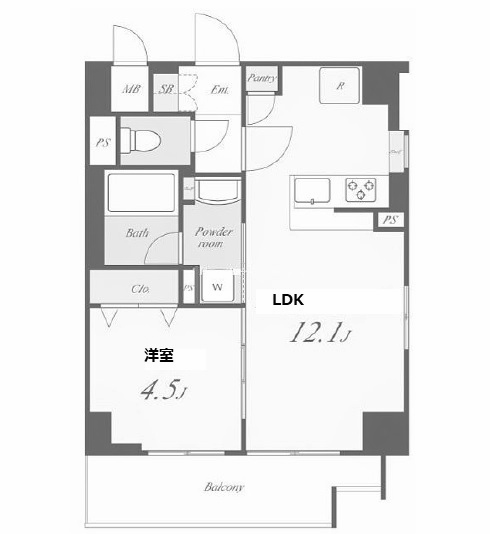 物件○○の間取り図