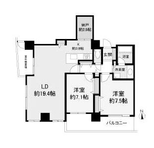 物件○○の間取り図