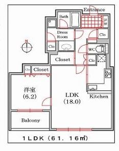 物件○○の間取り図