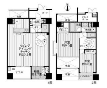 物件○○の間取り図