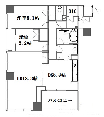 物件○○の間取り図