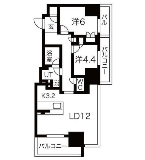 物件○○の間取り図