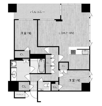 物件○○の間取り図