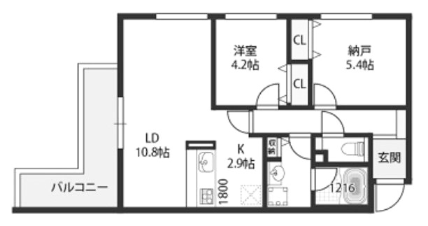 物件○○の間取り図