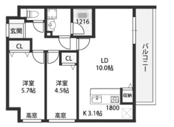 物件○○の間取り図