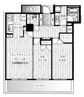 物件○○の間取り図