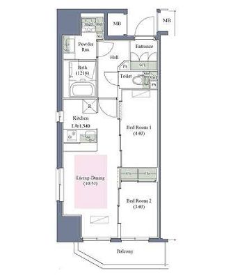 物件○○の間取り図