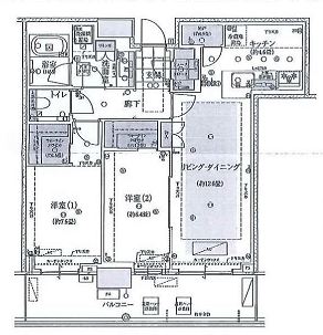 物件○○の間取り図