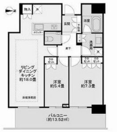 物件○○の間取り図