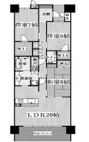 物件○○の間取り図