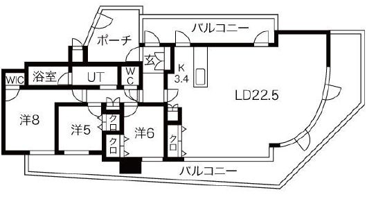 物件○○の間取り図