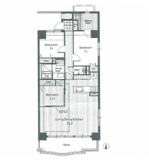 物件○○の間取り図