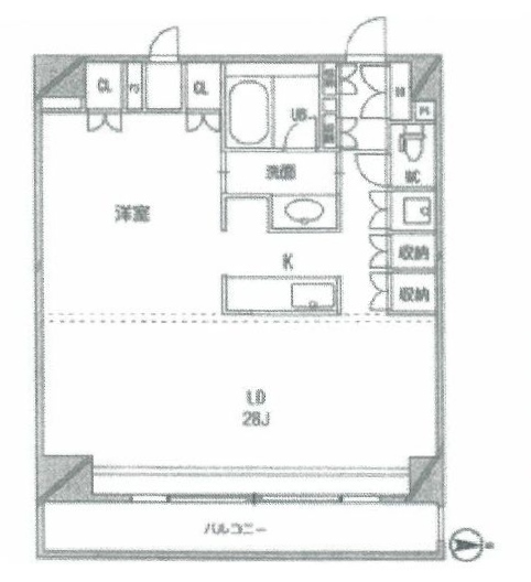 物件○○の間取り図