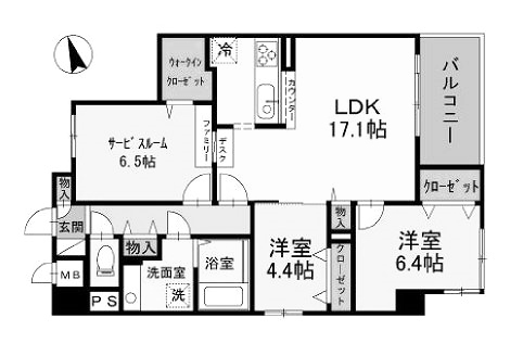 物件○○の間取り図