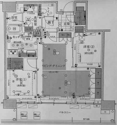 物件○○の間取り図