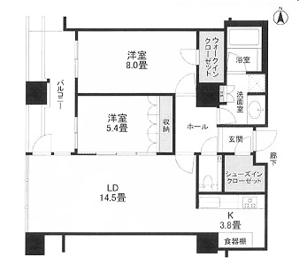 物件○○の間取り図