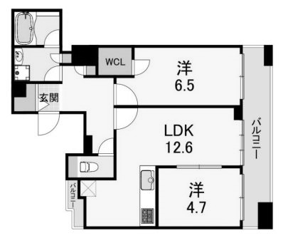 物件○○の間取り図