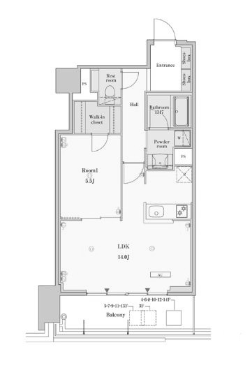 物件○○の間取り図