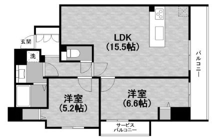 物件○○の間取り図