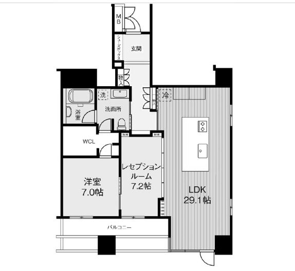 物件○○の間取り図