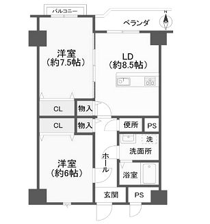 物件○○の間取り図