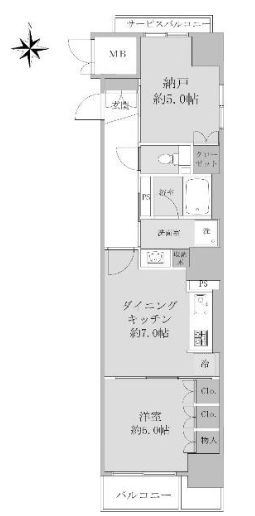 物件○○の間取り図