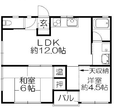 物件○○の間取り図