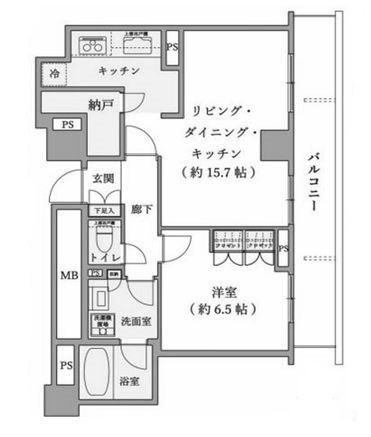 物件○○の間取り図