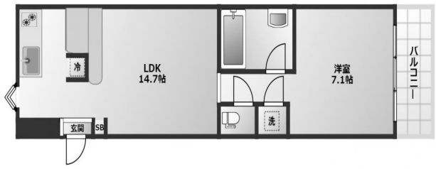 物件○○の間取り図