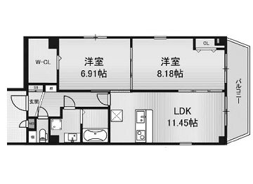 物件○○の間取り図