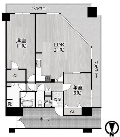 物件○○の間取り図