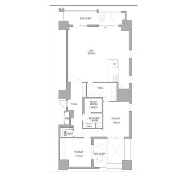 物件○○の間取り図