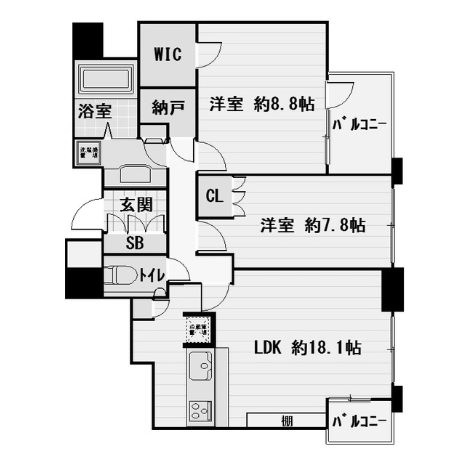 物件○○の間取り図