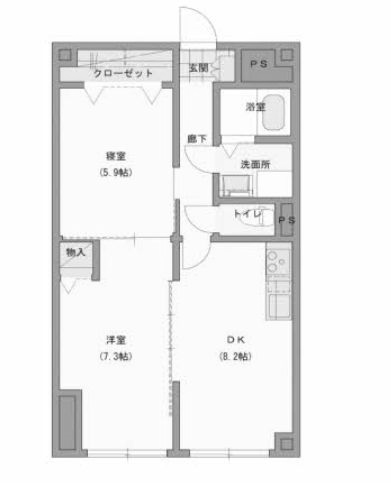 物件○○の間取り図