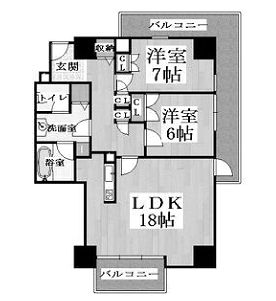 物件○○の間取り図