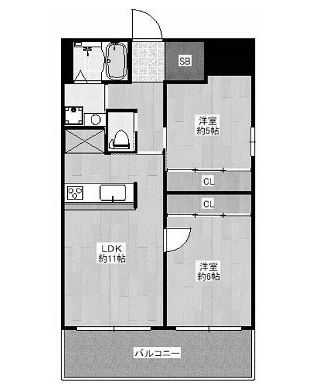 物件○○の間取り図