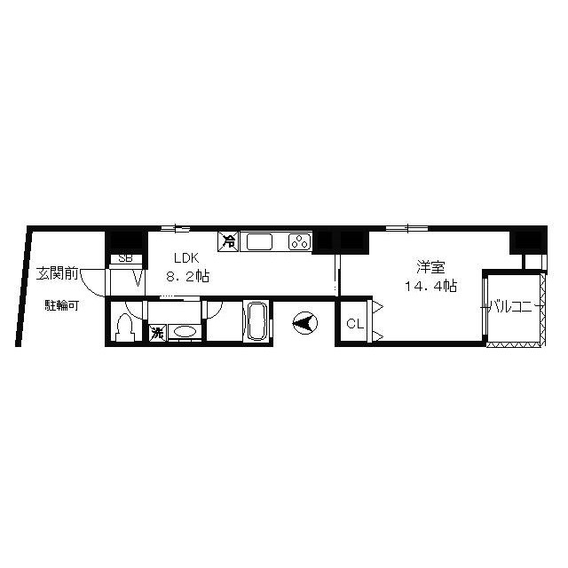 物件○○の間取り図