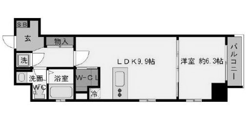 物件○○の間取り図