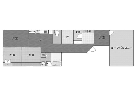 物件○○の間取り図