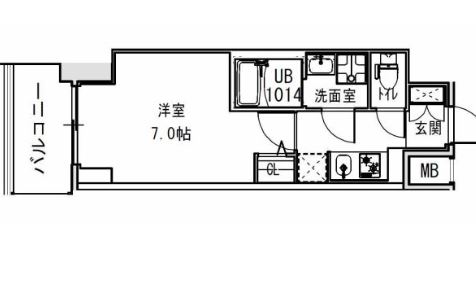 物件○○の間取り図