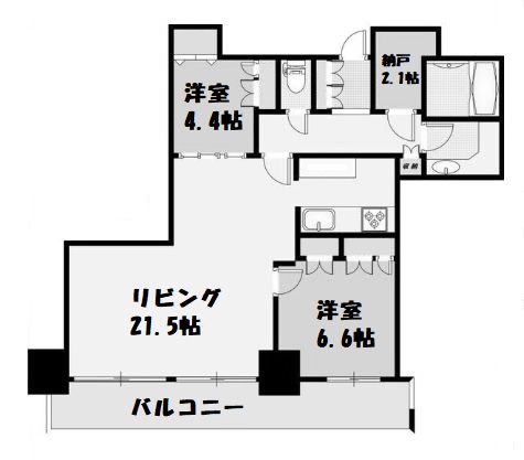 物件○○の間取り図