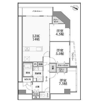 物件○○の間取り図