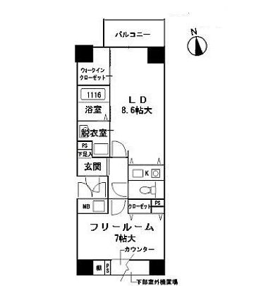 物件○○の間取り図