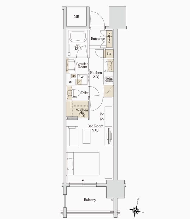 物件○○の間取り図