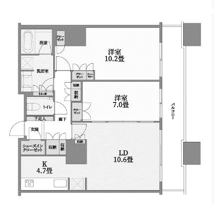 物件○○の間取り図